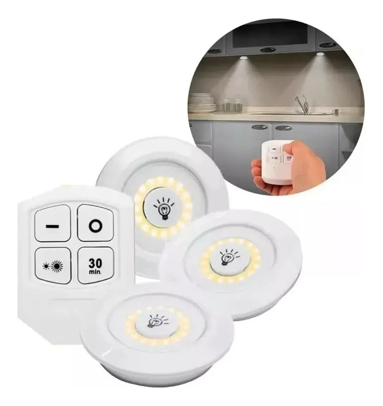 Kit de luces LED inteligentes inalámbricas con mando a distancia