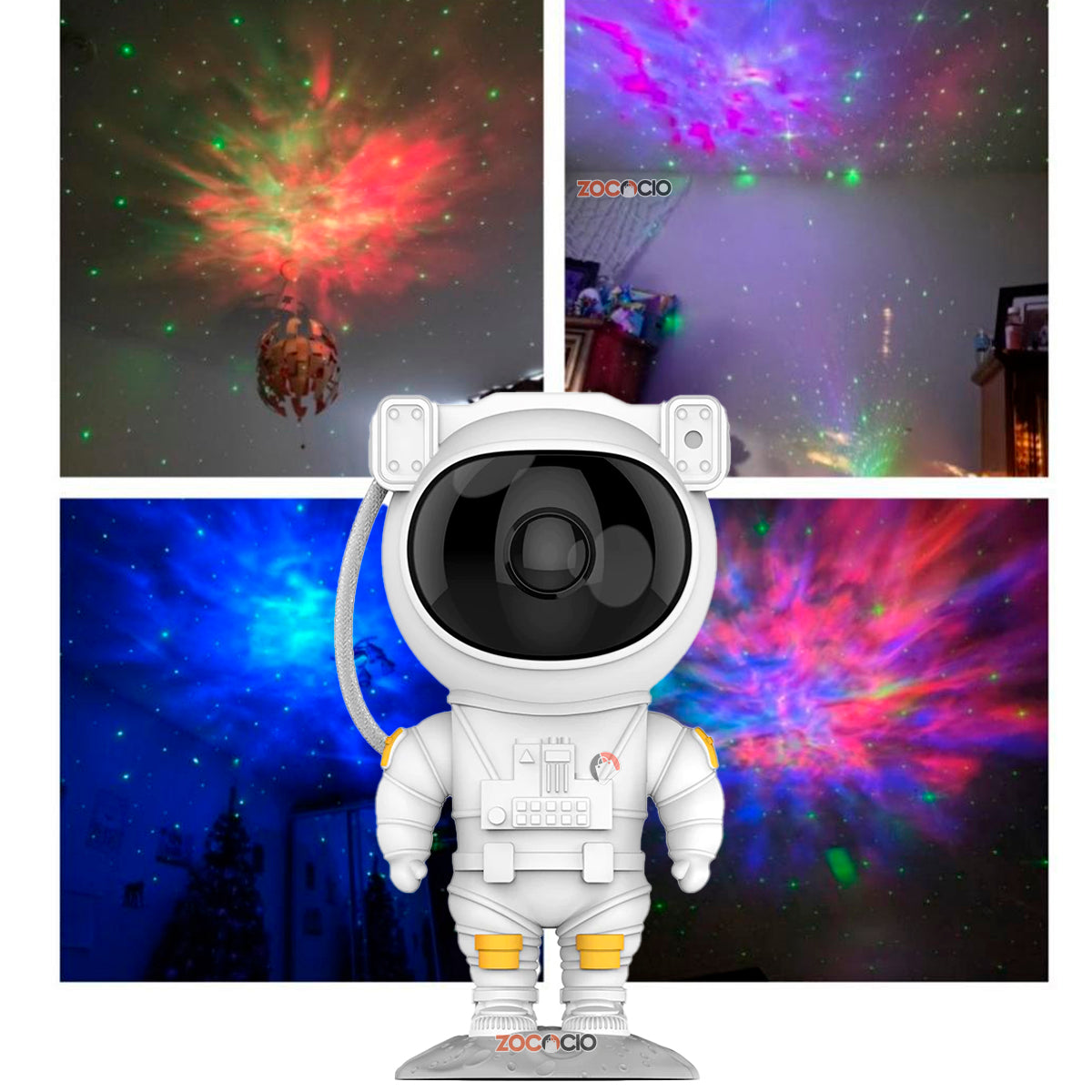 Astro Lámpara Proyector - Astronauta Nebulosa Galaxia